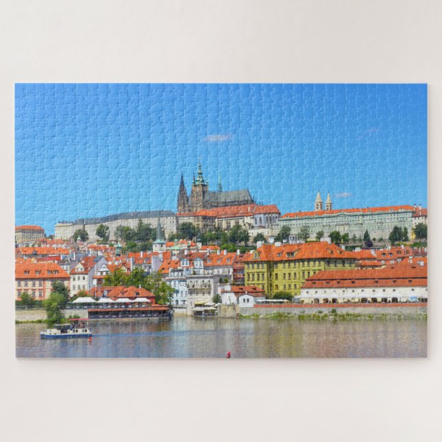 Beautiful shot in Prague, Czech Republic Jigsaw Puzzle (Horizontal)