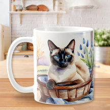 Beautiful Siamese Cat Pet Breed Elegant Art Feline