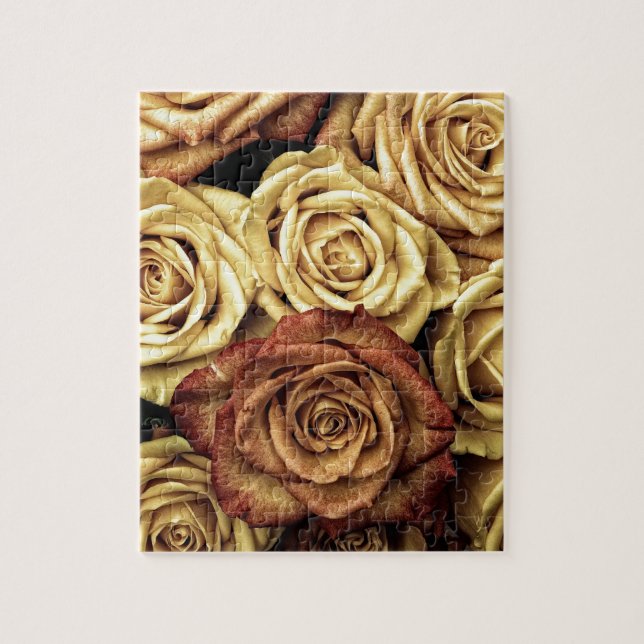 Beautiful Siena Roses Photo Jigsaw Puzzle (Vertical)
