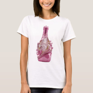 Beautiful Silver ABSTRACT ART Artistic Motif T-Shirt