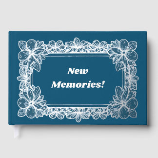 Beautiful silver foil photo/guest book