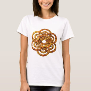 Beautiful Silver GOLDEN COINS IN A SPIRAL T-Shirt