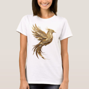Beautiful Silver PHOENIX FROM THE ASHES T-Shirt