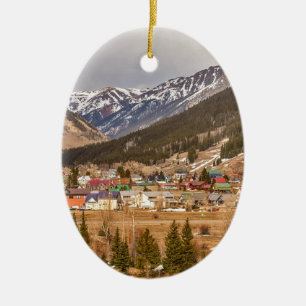 Beautiful Silverton Colorado Ceramic Ornament