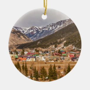 Beautiful Silverton Colorado Ceramic Ornament
