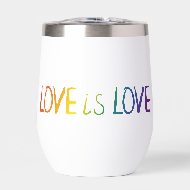 Beautiful Simple Minimal Love Is Love Pride (Front)