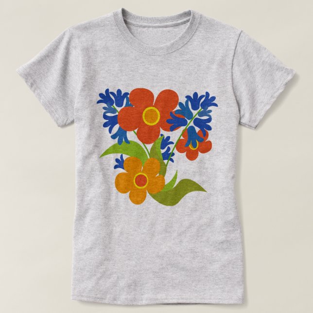 Beautiful simple summer floral design T-Shirt (Design Front)
