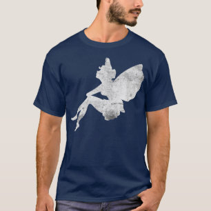 Beautiful Sitting Fairy Funny Fairycore Grunge Aes T-Shirt