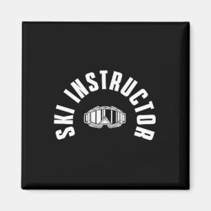Beautiful Ski Pocket Design Ski Lessons Skier Coac Magnet