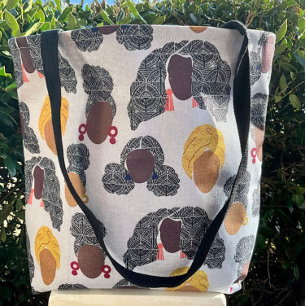 Beautiful Skin Tones and Lovely Hair Tote Bag