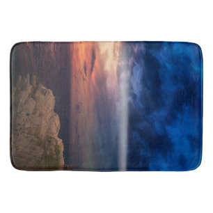 beautiful sky bath mat