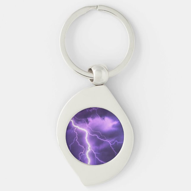 beautiful sky, thunder key ring (Front)