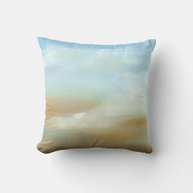 Beautiful Skyscape with Fluffy Clouds Cushion (Front)