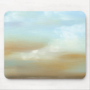 Beautiful Skyscape with Fluffy Clouds Mouse Pad