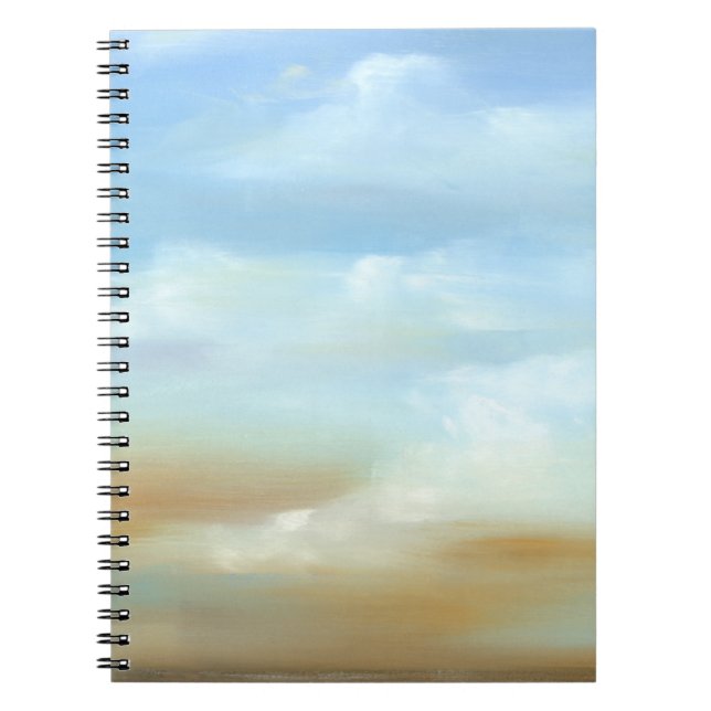 Beautiful Skyscape with Fluffy Clouds Notebook (Front)