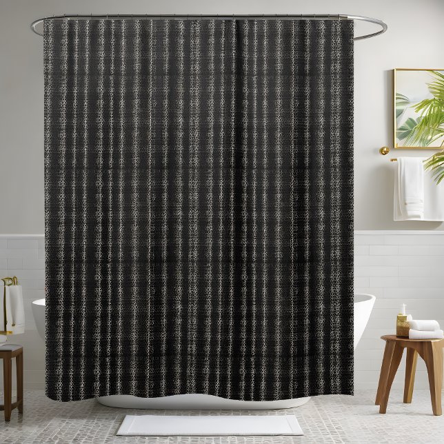 Beautiful Sleek Black Shower Curtain (Creator Uploaded)