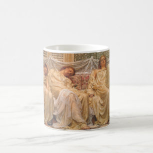 Beautiful Sleepy Women (Dreamers) (Vintage Art) Coffee Mug