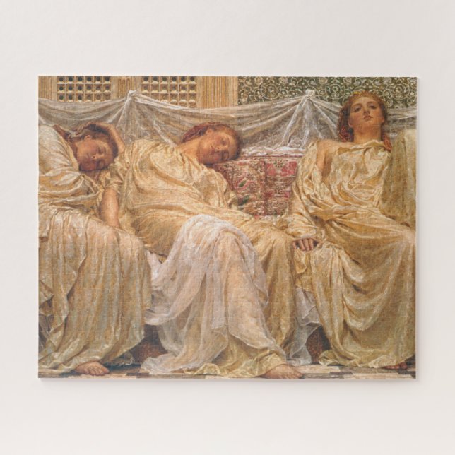 Beautiful Sleepy Women (Dreamers) (Vintage Art) Jigsaw Puzzle (Horizontal)