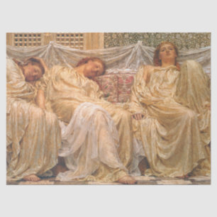 Beautiful Sleepy Women (Dreamers) (Vintage Art) Tissue Paper