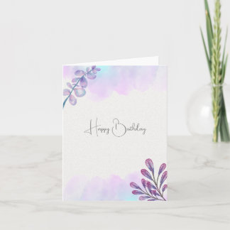 Beautiful Small Birthday Card