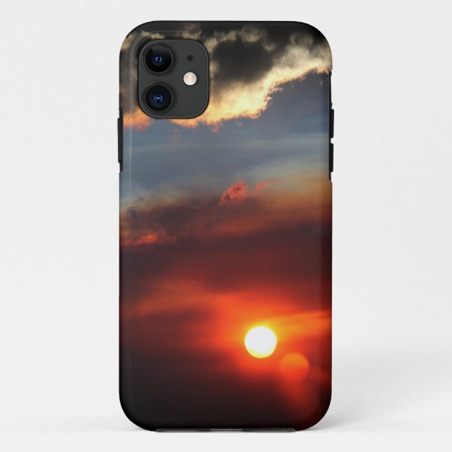 beautiful smokey sunset photo Case-Mate iPhone case (Back)
