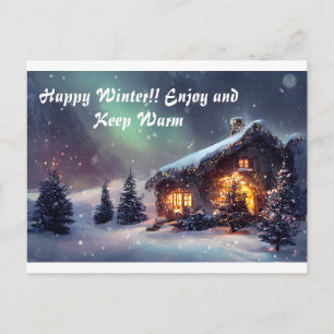 Beautiful Snow Day Postcard