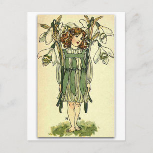 Beautiful Snow drops by NELLIE BENSON Postcard