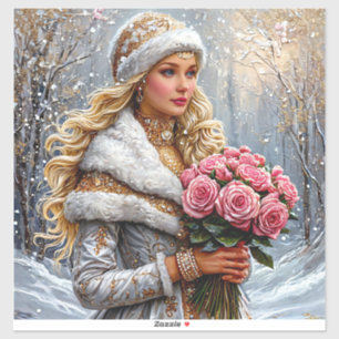 Beautiful Snow Maiden
