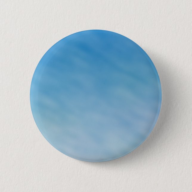 Beautiful Soft Blue Sky with Dreamy Clouds 6 Cm Round Badge (Front)