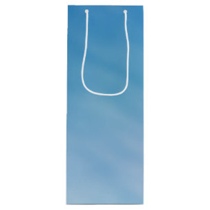 Beautiful Soft Blue Sky with Dreamy Clouds Wine Gift Bag