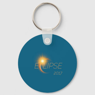 Beautiful Solar Eclipse 2017 Graphic  Key Ring