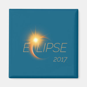 Beautiful Solar Eclipse 2017 Graphic Magnet