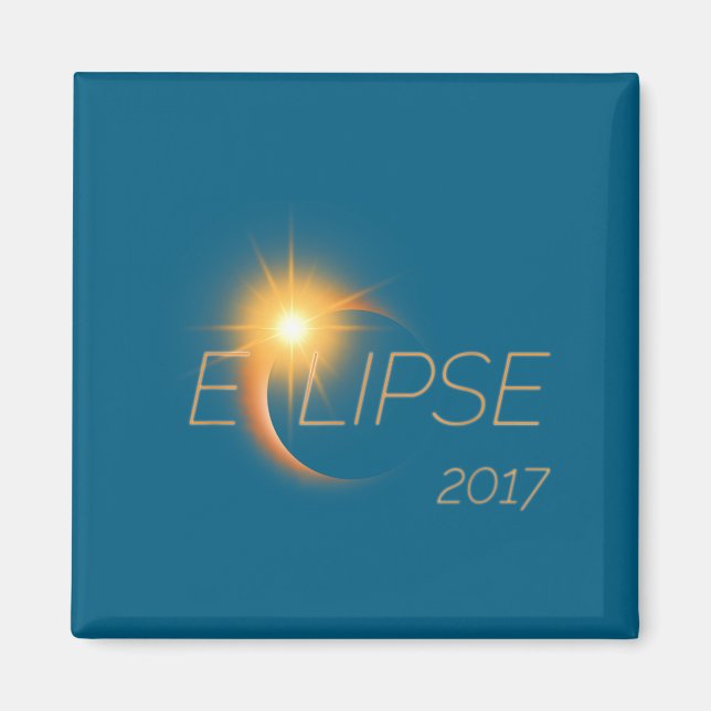 Beautiful Solar Eclipse 2017 Graphic  Magnet (Front)