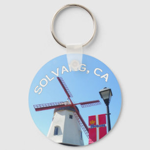 Beautiful Solvang Keychain! Key Ring