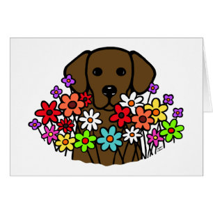 Beautiful Soul Chocolate Labrador Illustration