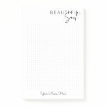 Beautiful Soul Customise Personalise Post-It Notes