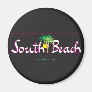 Beautiful South Beach -T-shirt, FL Magnet