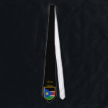 Beautiful South Sudan Flag Tie<br><div class="desc">South Sudan Flag Tie. *you can change colour and text.</div>