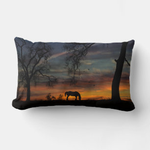 Beautiful Southwestern Horse Decor Pillow