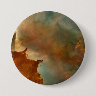 beautiful space 7.5 cm round badge