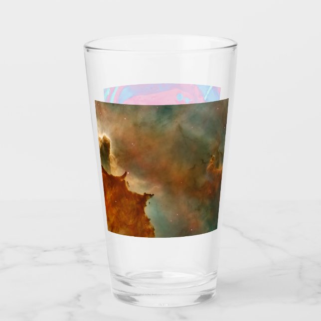 beautiful space glass (Front)