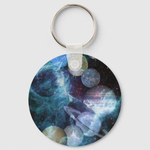 Beautiful Space Key Ring