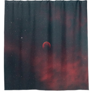 Beautiful Space Shower Curtain