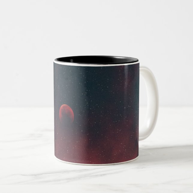 Beautiful Space Two-Tone Coffee Mug (Front Right)