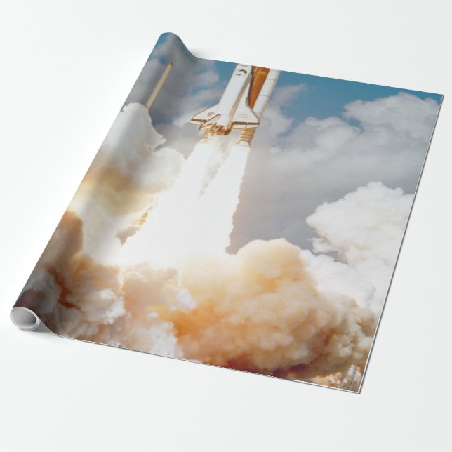 Beautiful Space Wrapping Paper (Unrolled)