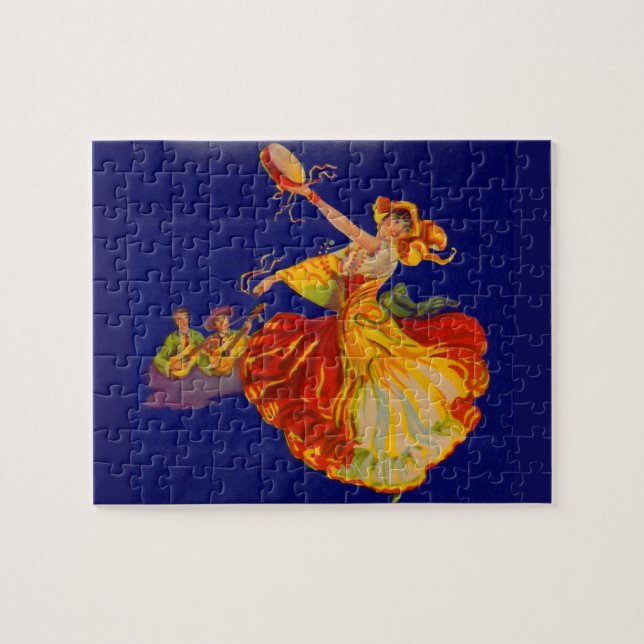 beautiful Spanish dancer Jigsaw Puzzle (Horizontal)