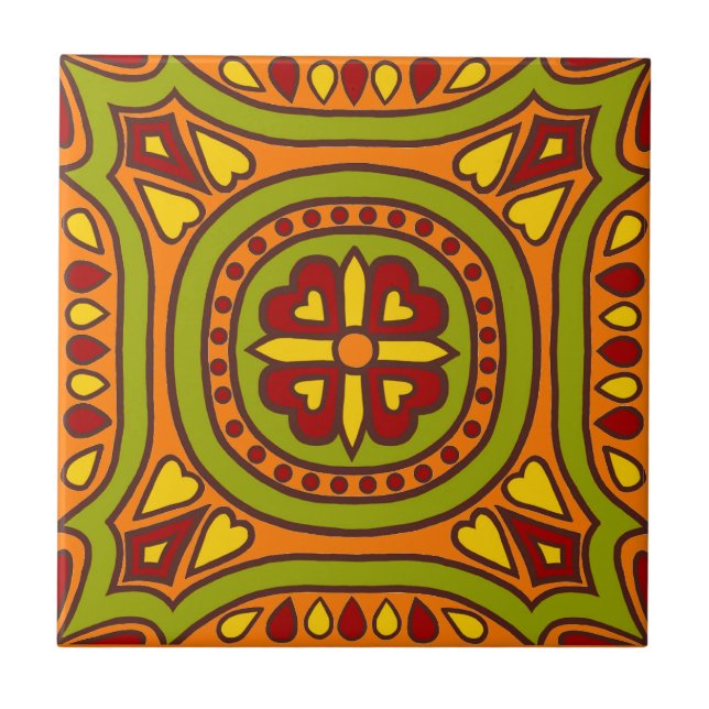 Beautiful Spanish Tile (Front)