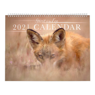 Beautiful Spirit of the Fox 2021 Wall Calendar