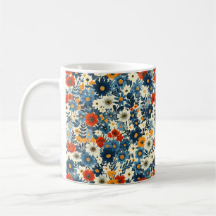 Beautiful Spring Colourful Girly Wildflowers Coffee Mug