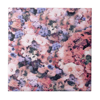 Beautiful Spring Floral Ceramic Tile